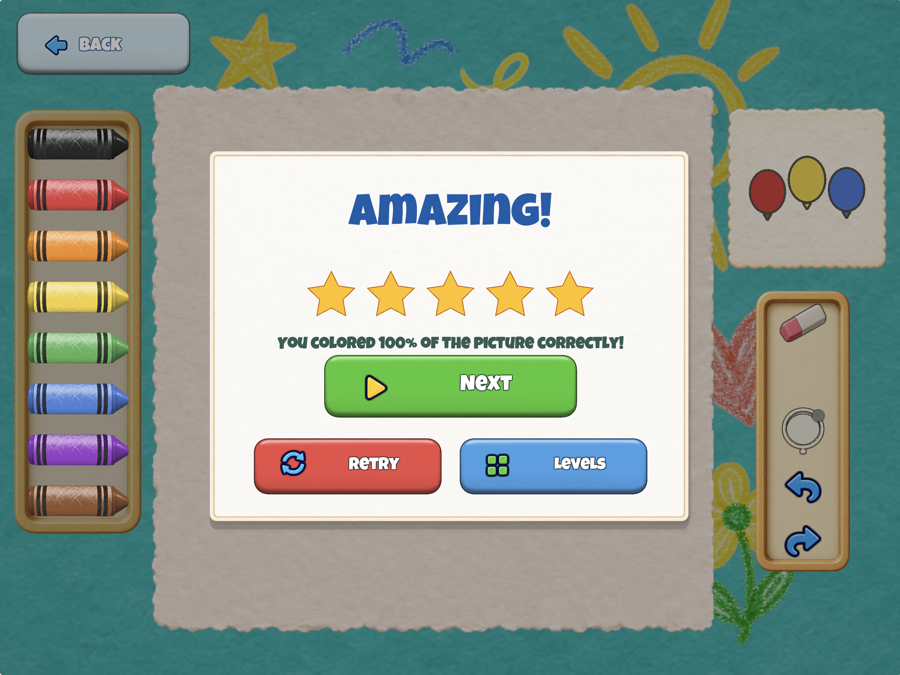 Crayon Trace game screen